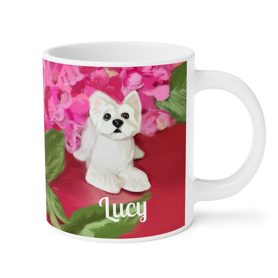 CafePress 'Westie Mom' Red Ceramic Mug - 11 Oz, Dishwasher & Microwave Safe - Fun Dog Lover Gift - View #4
