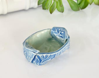 Ring Dish Holder Jewelry Ring Holder Ceramic Basket Pill Holder Kitchen Ring Dish Handmade Birthday Jewelry Holder Birthday Gift Jewelry