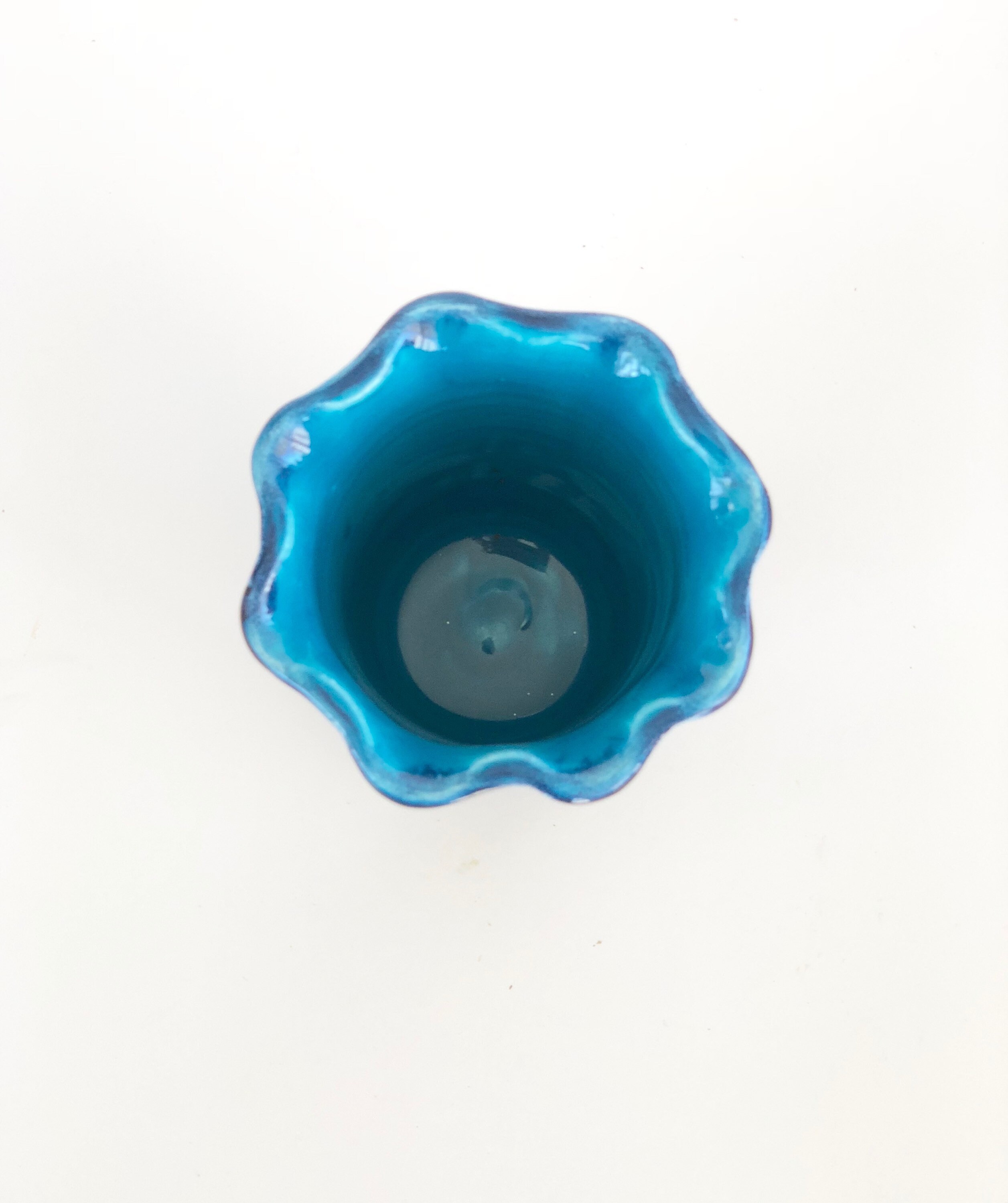 Small Ceramic Vase, Blue Flower Vase, Navy Pottery Vase, Ceramic Flower Vase, Bud Vase, Flower