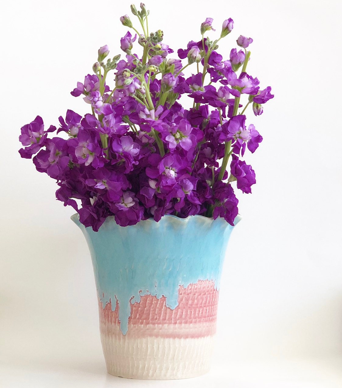 Pink Porcelain Vase Porcelain Vase Pastel Pottery Vase Pink Etsy