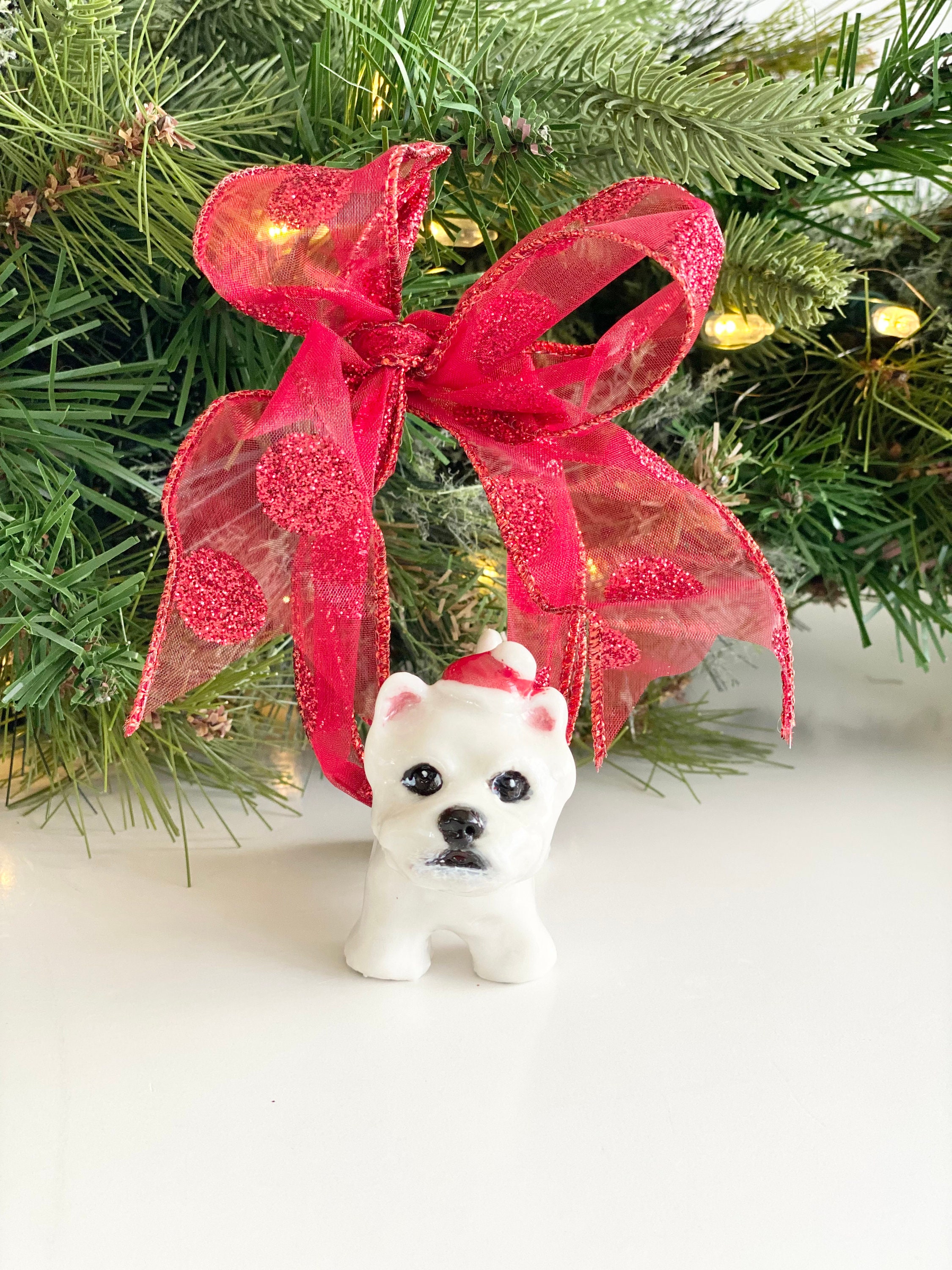 Ornement de Noël Westie, Pour Chien, Ornement Chien West Highland Terrier, Cadeau Chien