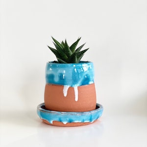 Handmade Terracotta Planter: Southwest Decor, Indoor Garden Pot