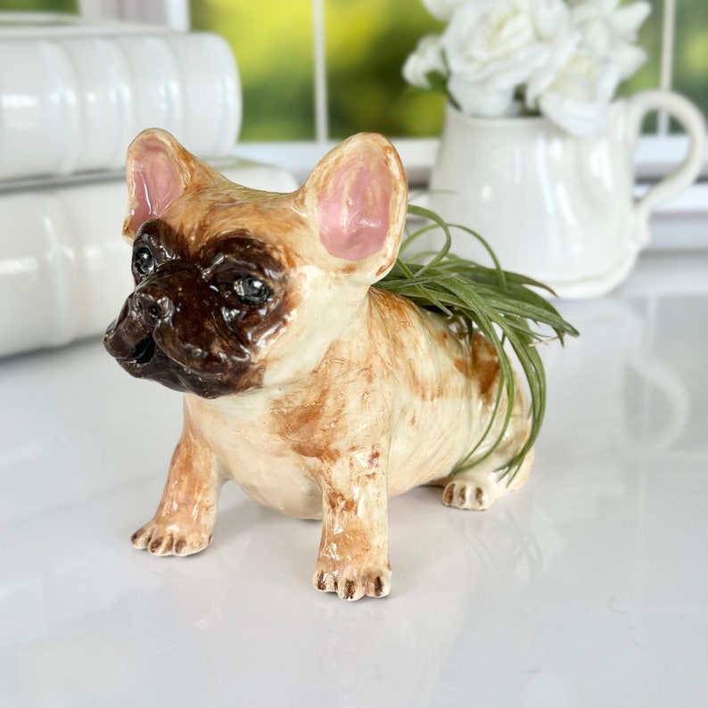 Handmade Pug Planter Pot - Thumbnail 2