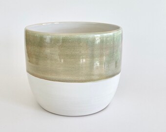Indoor Planter Pot White Garden Window Plant Pot Green Plant Mom Gift House Plant Pot Window Planter Housewarming Gift Plant Mom Birthday