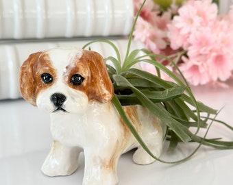 King Charles Spaniel Dog Air Planter Spaniel Lover Gift Air Planter Spaniel Gift Spaniel Memorial Plant Mom Gift Indoor Garden Dog Planter