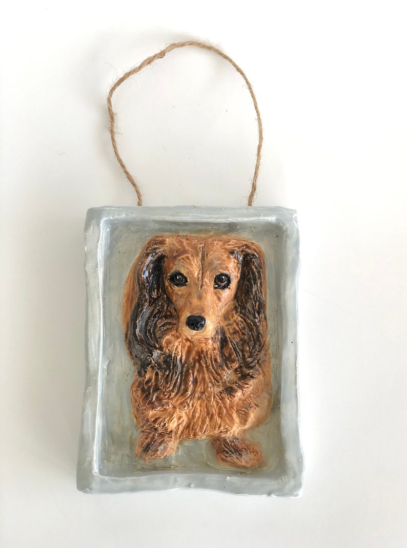 Personalisiertes Hundegeschenk, Hundeportrait, Hundeplakette, neues Haustiergeschenk, Hundedenkmal, Hundeskulptur, Hundedenkmal, Haustiergeschenk, Haustierverlust, Geschenk, Haustierdenkmal Bild 7