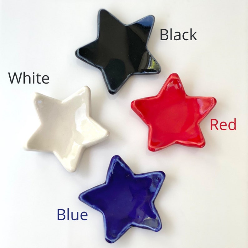 Red White and Blue Star Teaspoon Rest Teaspoon Rest For July 4th Coffee Station image 5