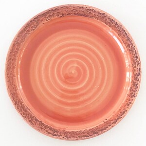 Cantaloupe Glazed Plate