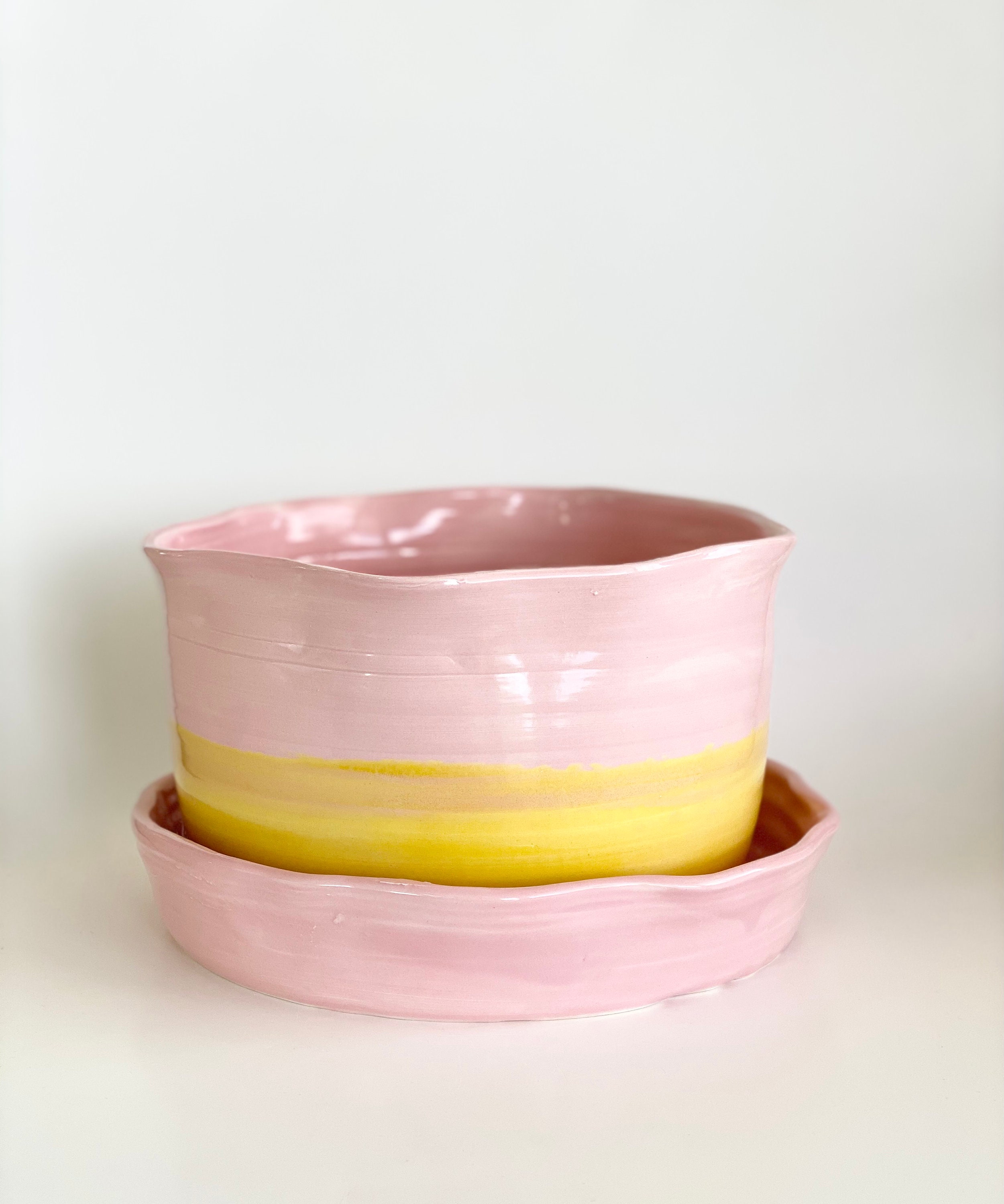 Light Pink Pot Pink Planter Pot Pink Planter Succulent Pot Etsy