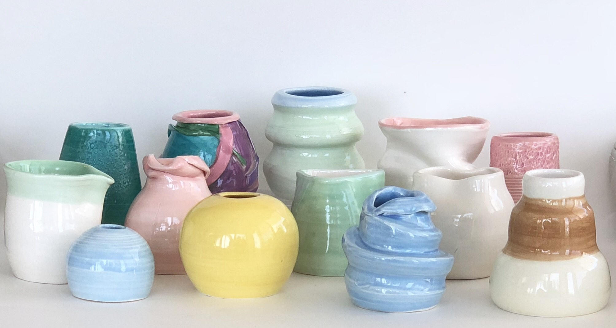 Teal Bud Vase, Teal Mini Vase, Small Vase, Green Mini Vase, Mini Vase