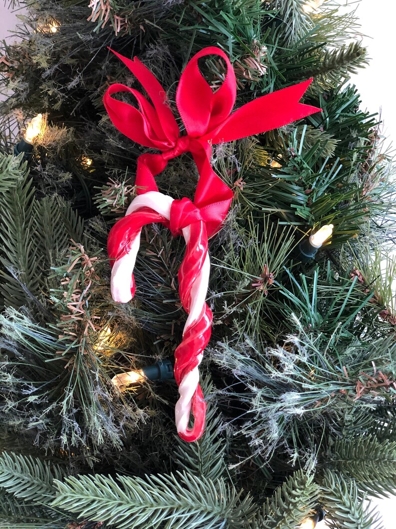 Christmas Ornaments Candy Christmas Ornaments Candy Cane Decorations Ceramic Candy Cane Ornaments Food Ornament Candy Cane Ornaments