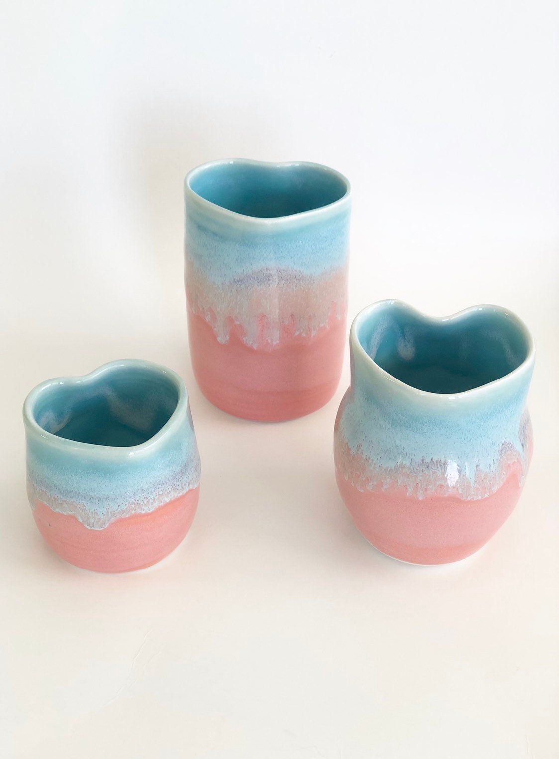 Ceramic Vase, Small Vase, Mini Vase, Mini Flower Vase, Pink Bud Vase