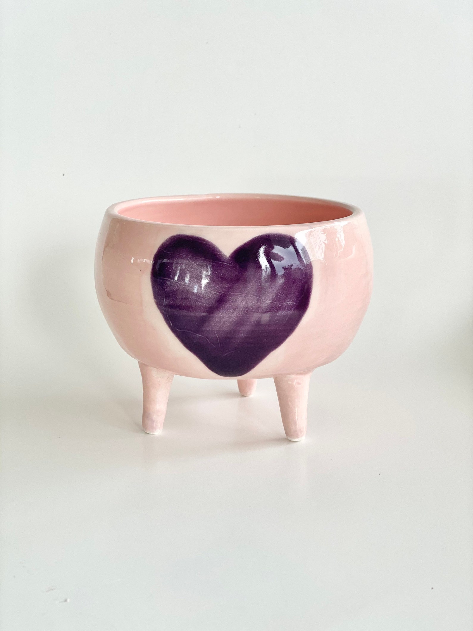 Heart Planter Pot Valentines Gift Heart Pot Cute Pot Cute Etsy