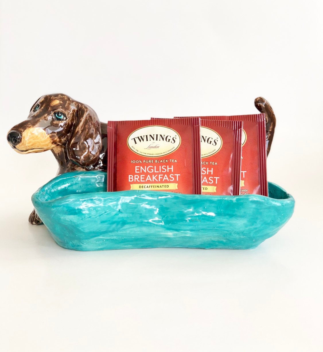 Dachshund Sugar/Tea Packet Holder