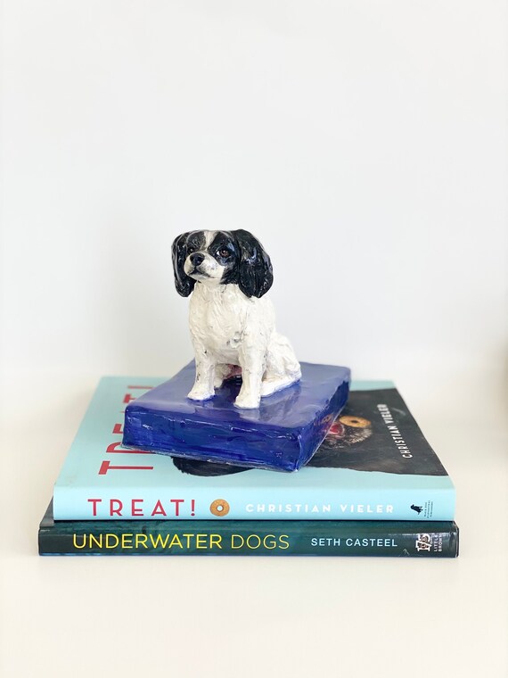 Dog Statue Dog Paperweight Ceramic Dog Pet Sculpture Etsy