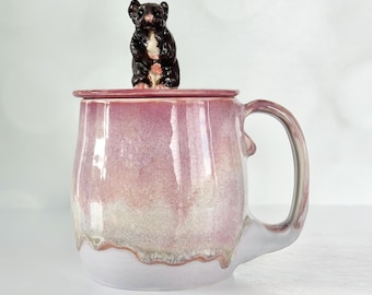 Hamster Mug Coffee Mug Mom Birthday Mug Gift Coffee Lover Mug Birthday Gift Coffee Bar Mug Gift Home Coffee Station Kitchen Decor Pink Mug