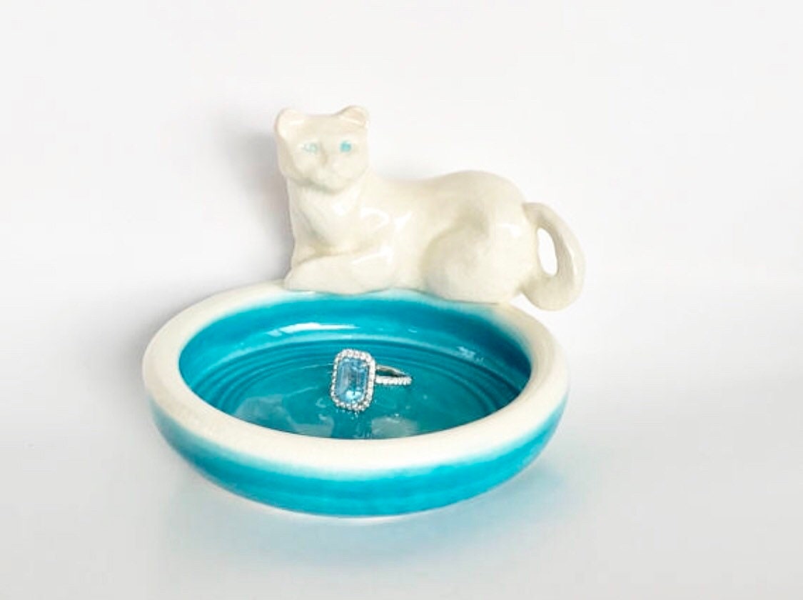 Handmade Cat Soap Dish