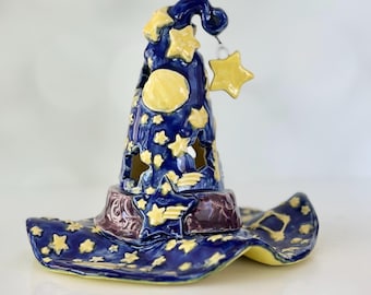 Celestial Witch Luminary Gothic Home Decor Witch Gift Wiccan Home Halloween Decor Stars Moon Goth Luminary Kitchen Luminary Witch Home Gift