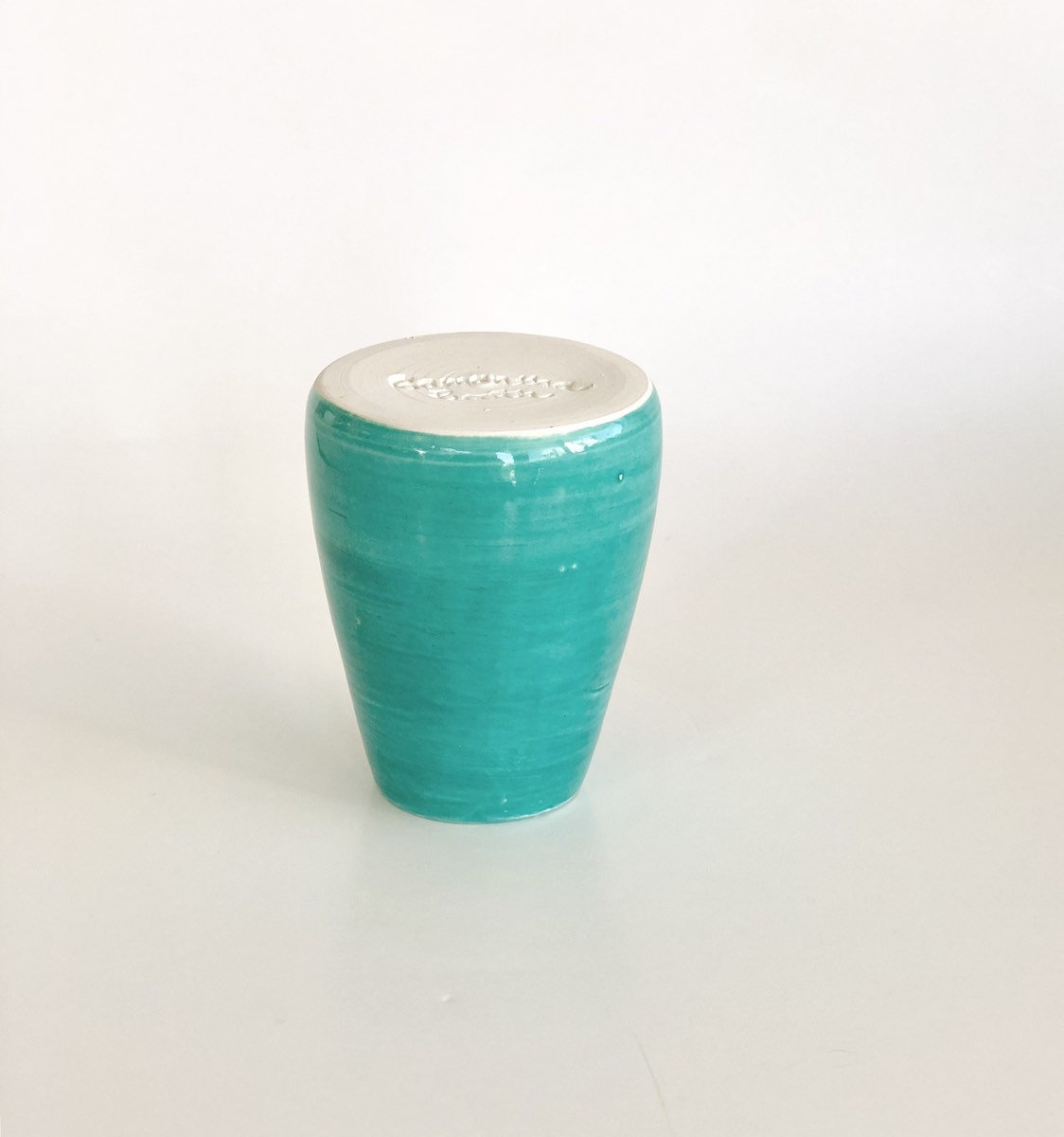 Teal Bud Vase, Teal Mini Vase, Small Vase, Green Mini Vase, Mini Vase