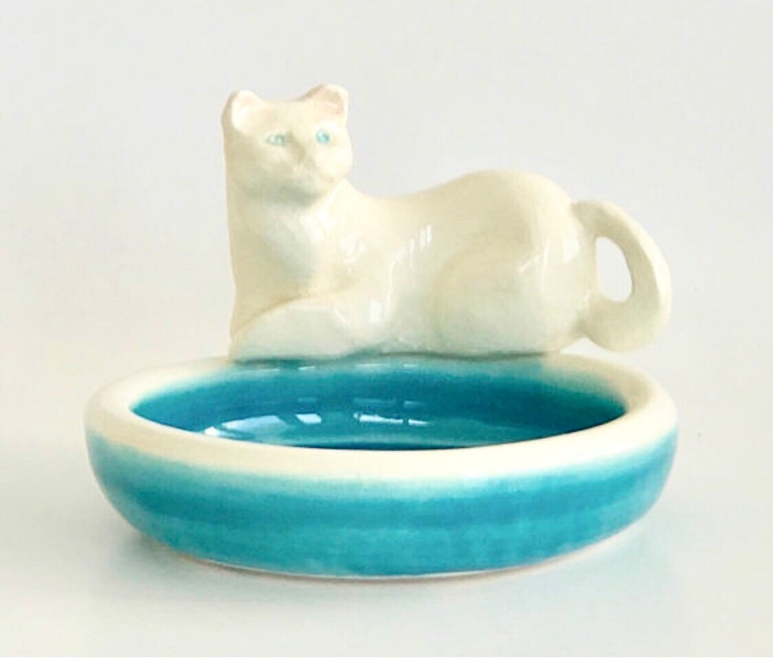 Handmade Cat Soap Dish