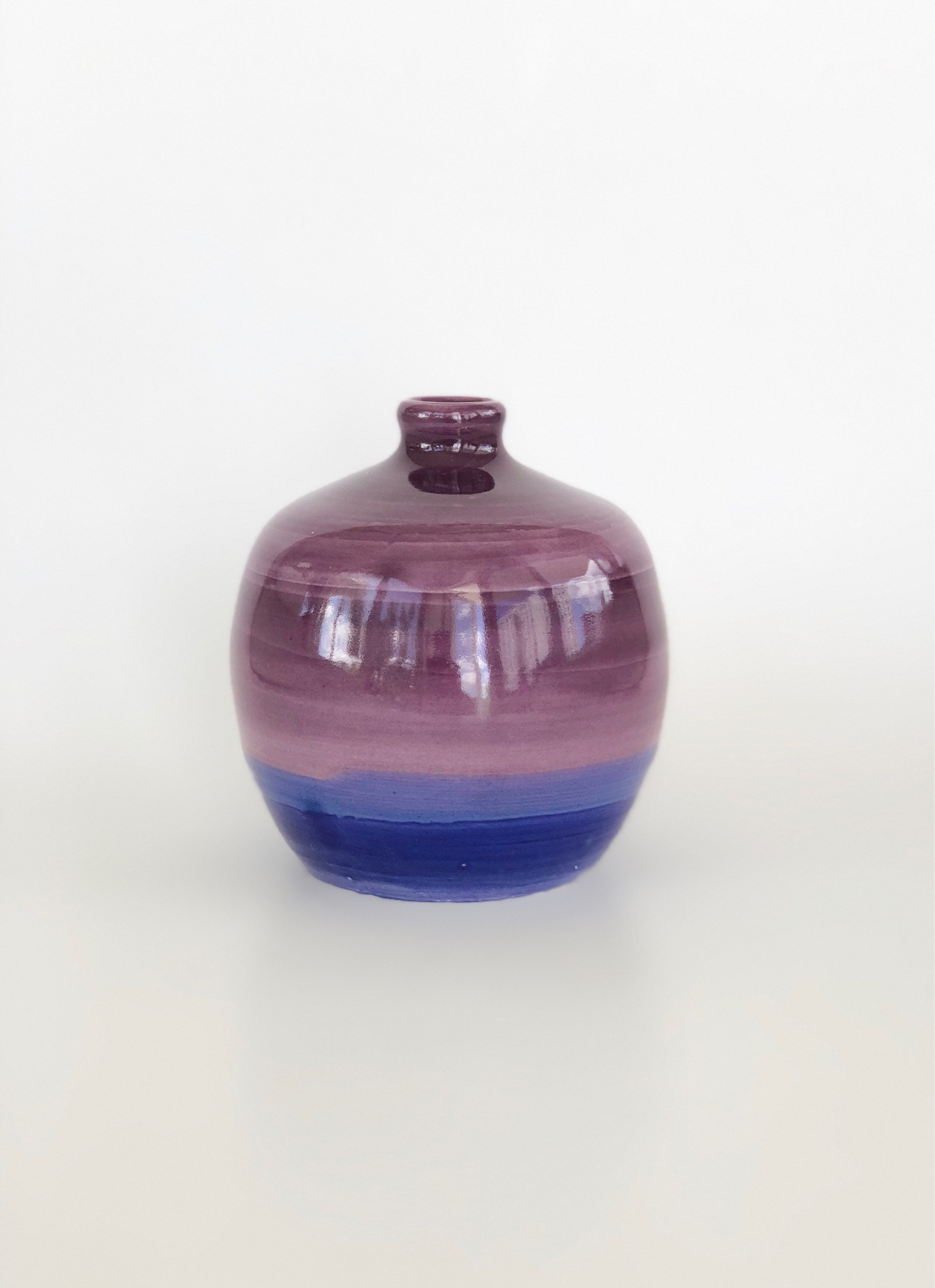 Small Purple Flower Vase
