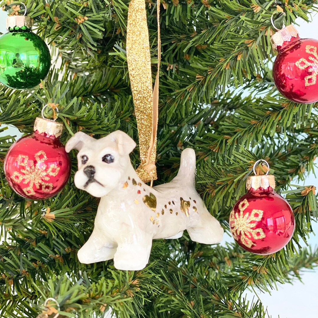 Schnauzer Dog Christmas Ornament Dog Ornament Schnauzer Ornament for
