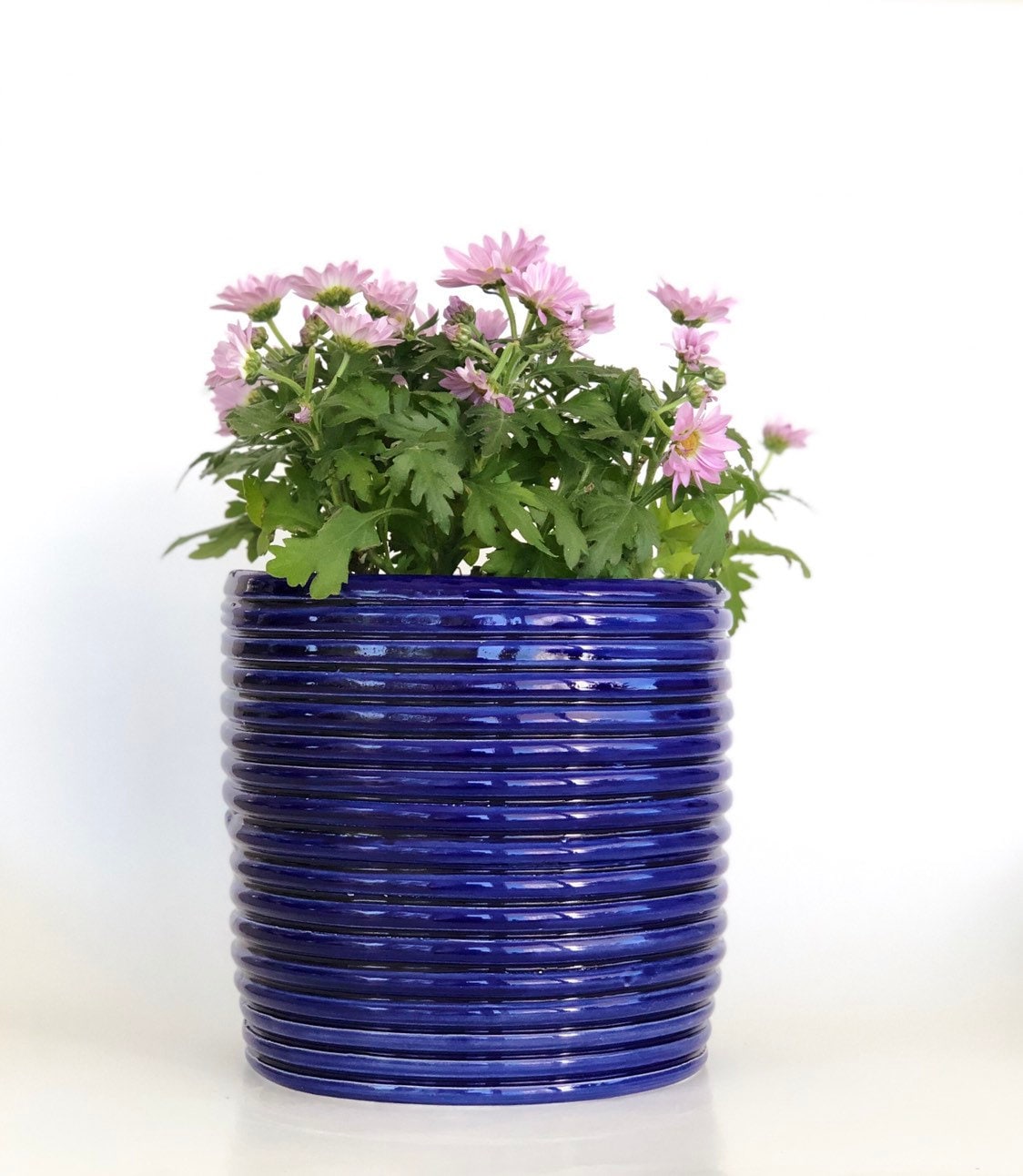 Blue Handmade Vase/Planter Pot