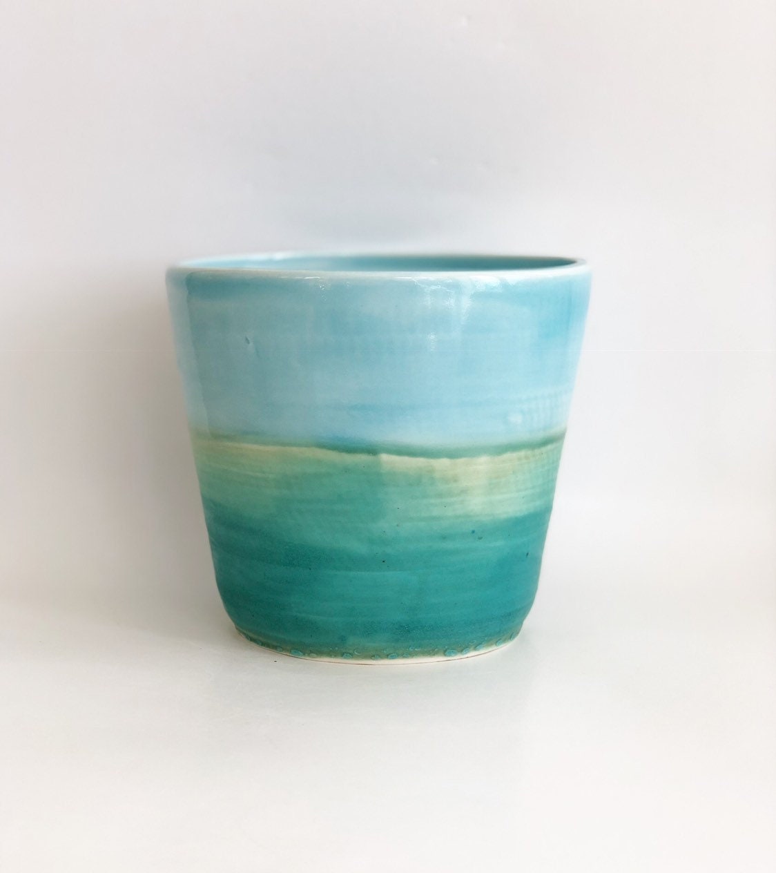 Porcelain Sea and Sky Pot
