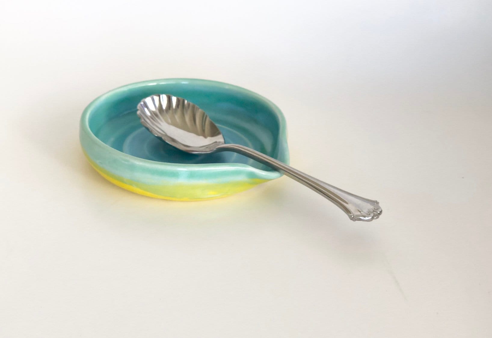 Spoon Rest Handmade, Spoon Rest, Coffee Spoon Rest, Ceramic Spoon Rest