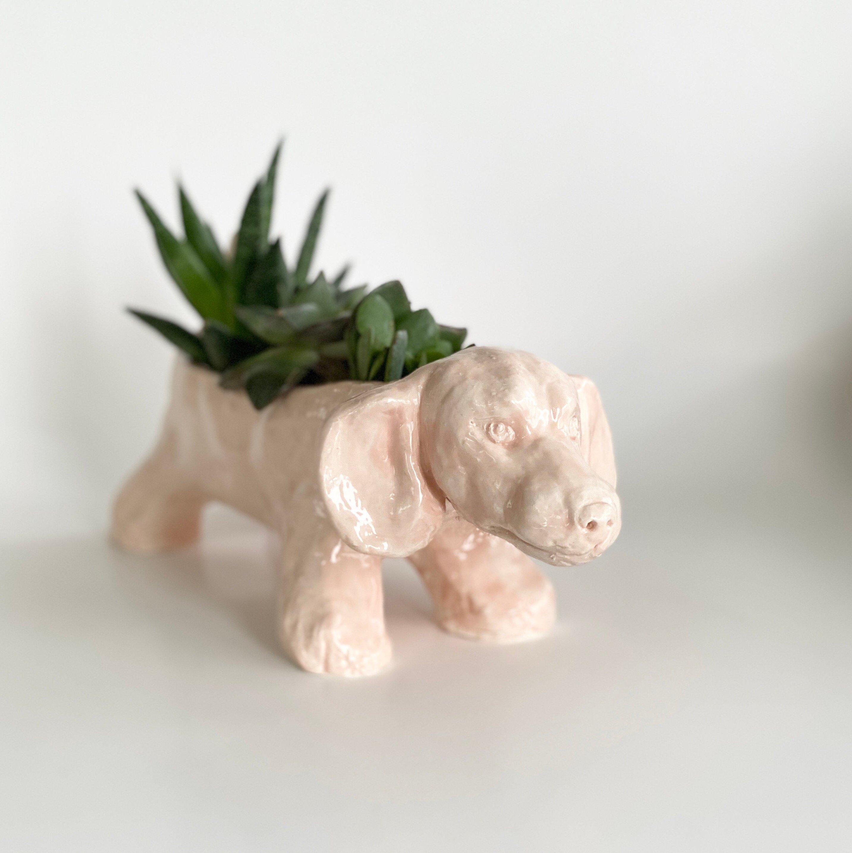 Dachshund Planter Pot Patio Accessories Cactus Pot Summer Etsy Dachshund Planter Pot Patio Accessories Cactus Pot Summer Etsy
