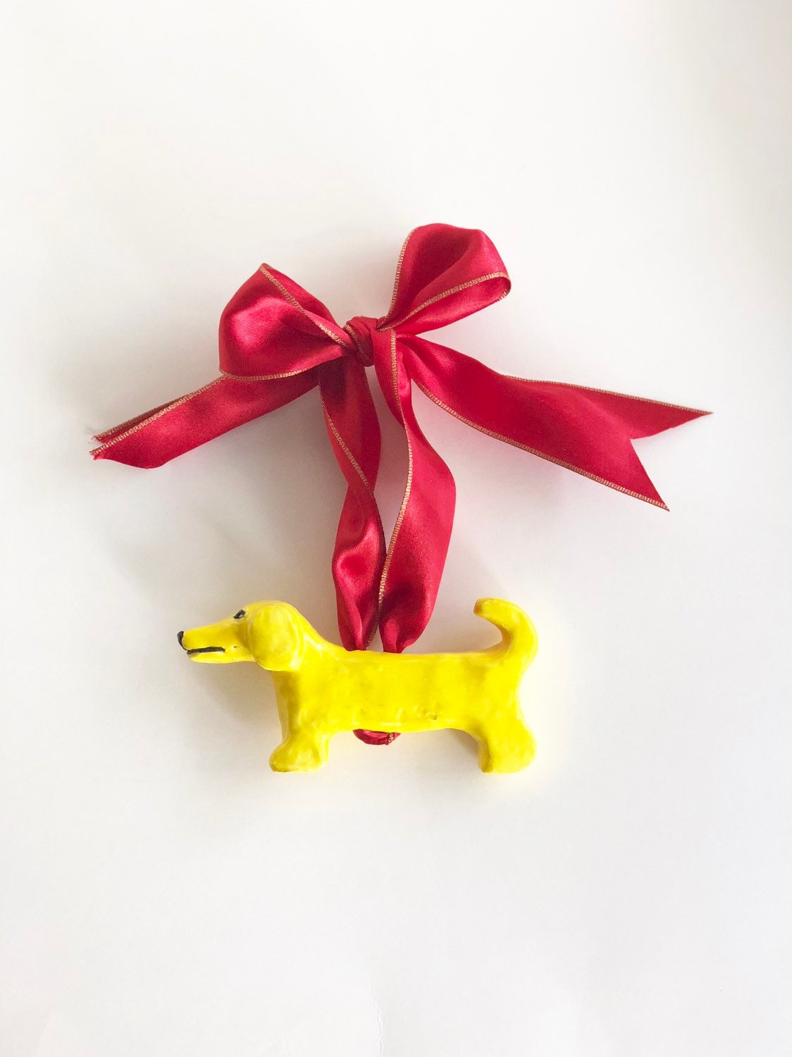 Christmas Ornament Handmade Dachshund