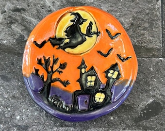 Halloween Spoon Rest Halloween Coffee Bar Station Teaspoon Holder Spooky Kitchen Decor Goth Coffee Lover Teaspoon Gift Halloween Decor Gift