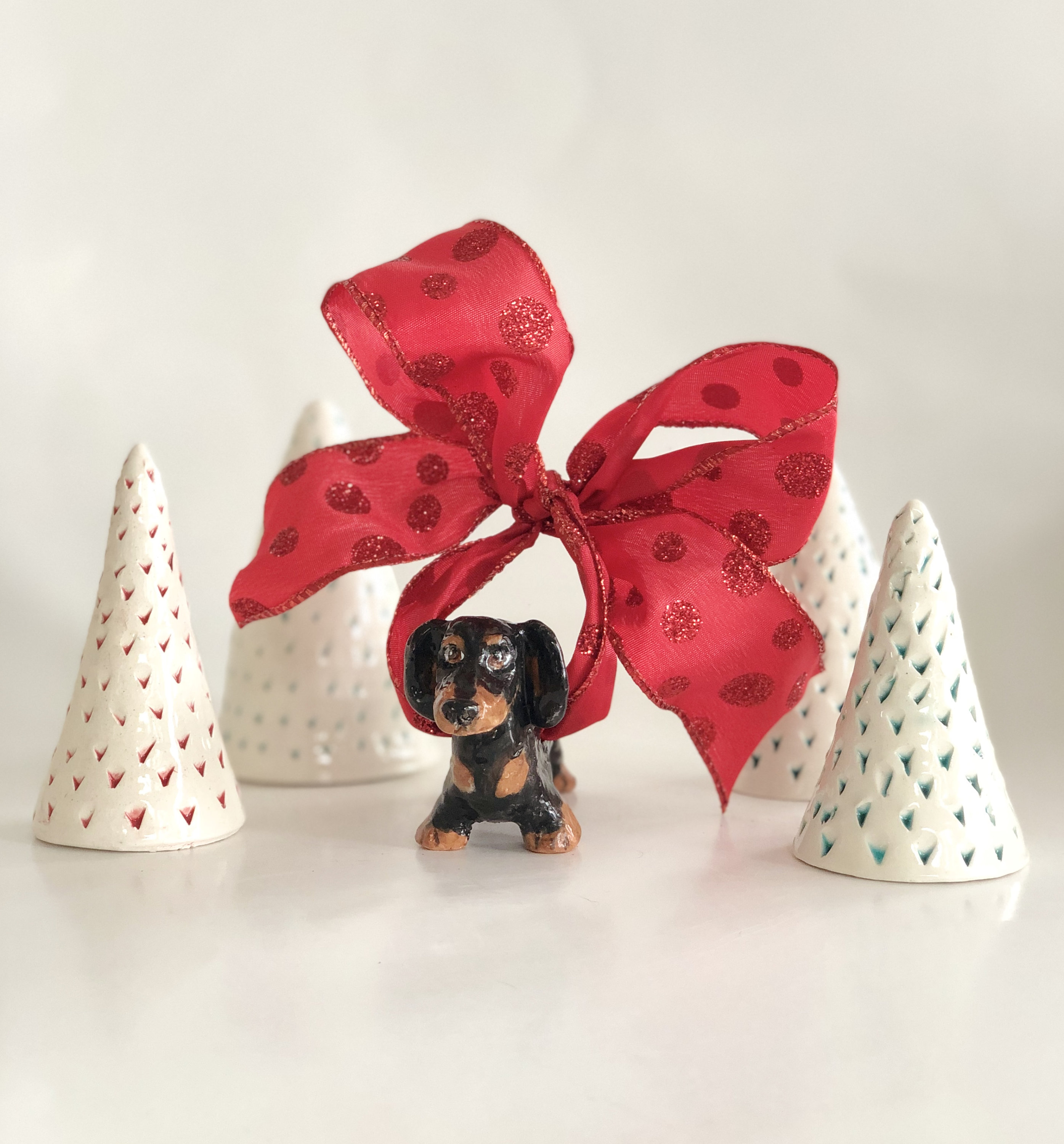 Dachshund Christmas Ornament Handmade