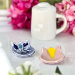 Flower Coffee Spoon Rest Spring Teaspoon Rest Tulip Decor Spring Coffee Bar Spring Home Coffee Station Tulip Kitchen Decor Coffee Lover Gift