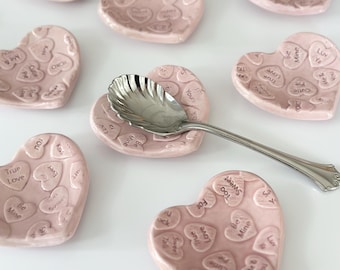 Valentines Hearts Coffee Teaspoon Rest Spoon Rest Home Coffee Bar Station Coffee Spoon Holder Kitchen Gift Coffee Lover Birthday Tea Gift
