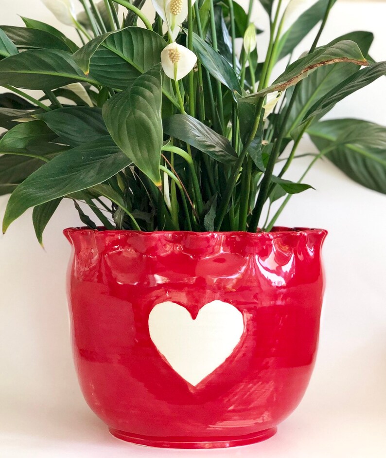 Heart Planter Pot Handmade
