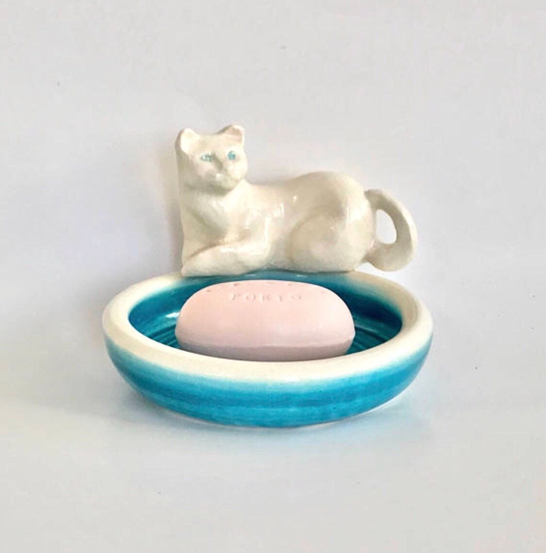 Handmade Cat Soap Dish