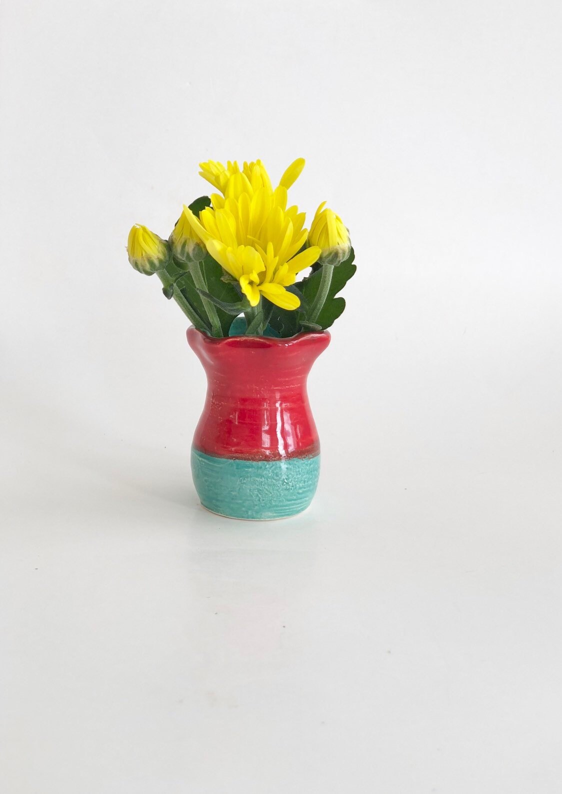 Red Bud Vase, Bud Vase, Small Vase, Cute Vase, Pretty Bud Vase, Little