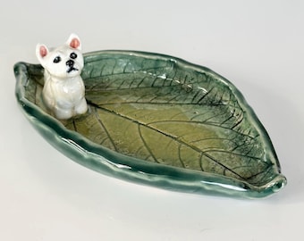 Westie Ring Dish West Highland Art Westie Trinket Dish Dog Mom Gift For Daughter Westie Jewelry Dish Nature Lover Gift Westie Christmas Gift