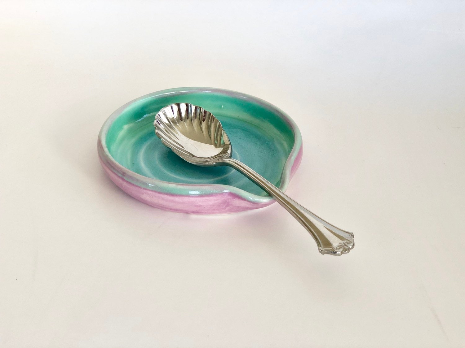 Spoon Rest Handmade, Spoon Rest, Coffee Spoon Rest, Ceramic Spoon Rest