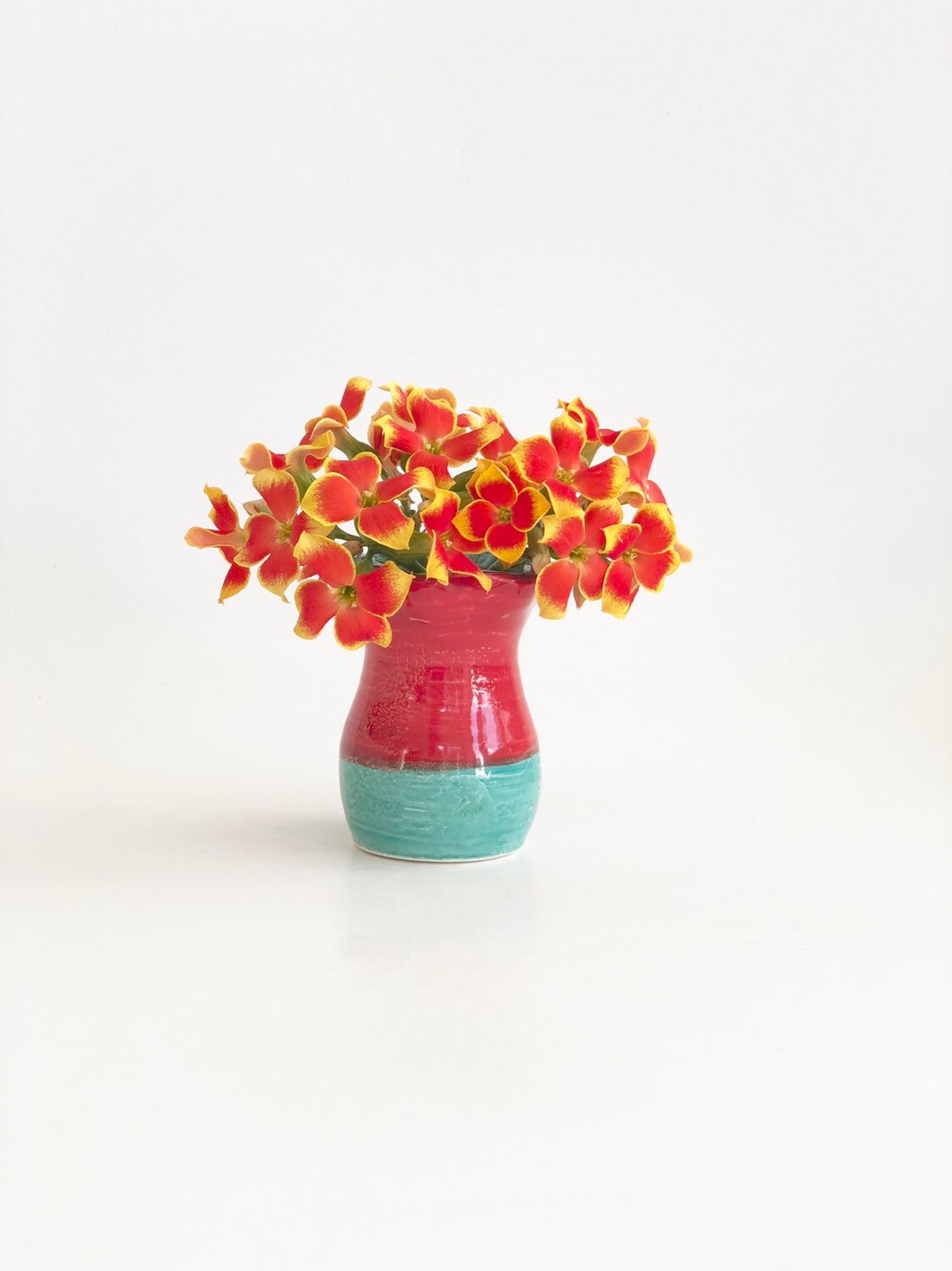 Red Bud Vase, Bud Vase, Small Vase, Cute Vase, Pretty Bud Vase, Little