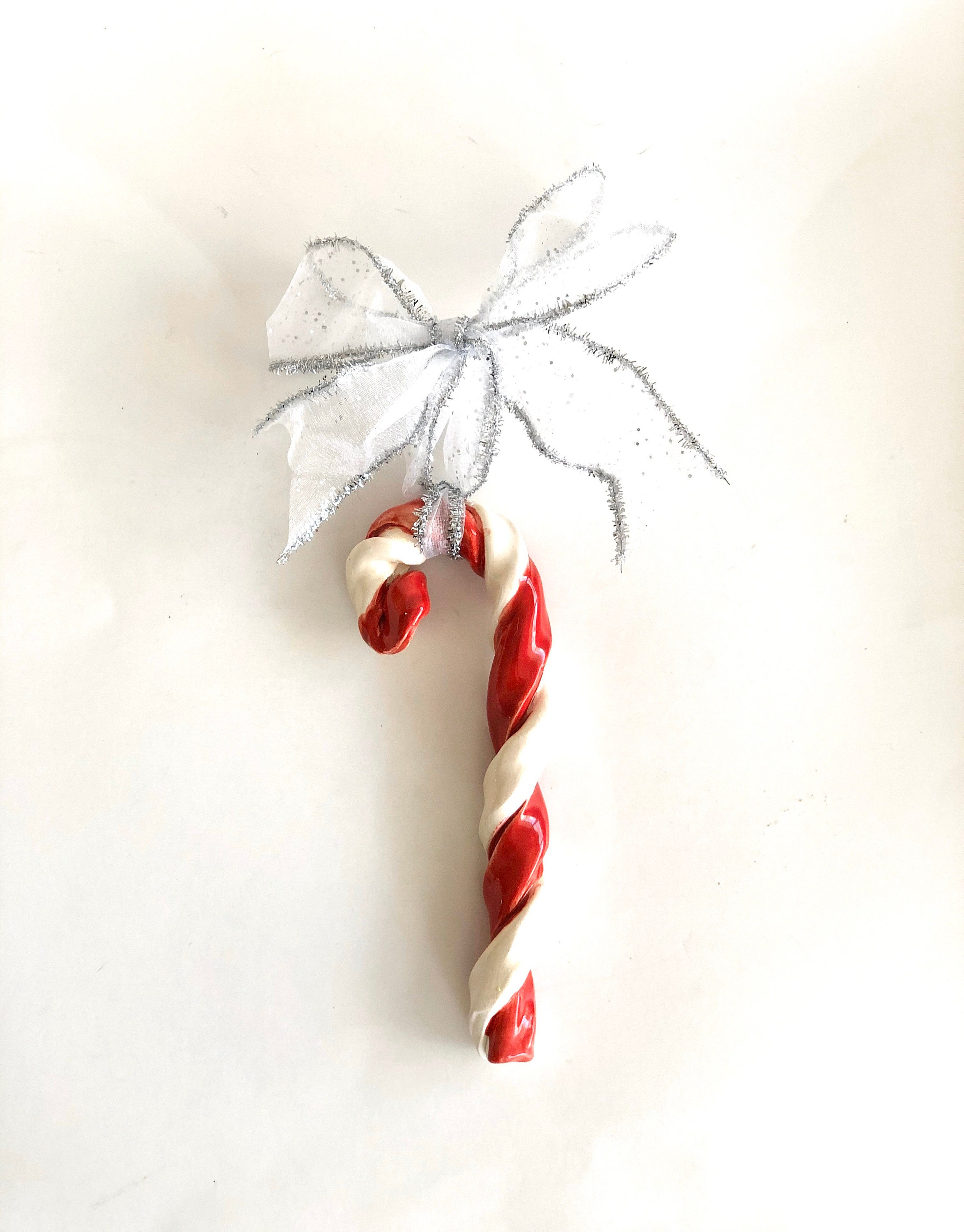 Candy Cane Ornament, Candy Cane, Christmas Ornament Handmade, Candy