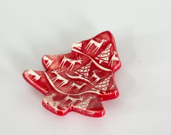 Christmas Tree Spoon Rest: Festive Holiday Kitchen Decor