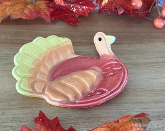 Turkey Teaspoon Rest Coffee Spoon Rest Teaspoon Holder Thanksgiving Table Decor Coffee Station Decor Thanksgiving Kitchen Thanksgiving Gift