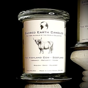 The Highland Cow Candle | Scented Soy Candle