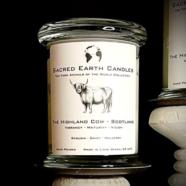 The Highland Cow Candle | Scented Soy Candle