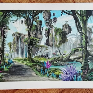 Avatar pandora fanart painting (no print)
