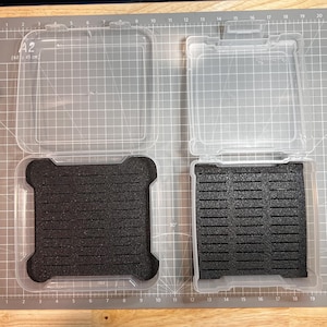 Tragbarer Behälter 6x6 Schaumstoffspuleneinsätze - Aufbewahrungsbehälter Nicht enthalten