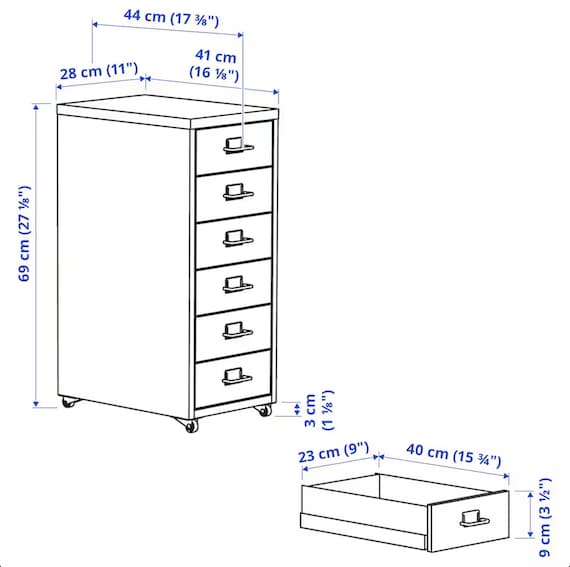 IKEA Helmer 6 Drawer Foam Insert for Cross Stitch Bobbins - Does