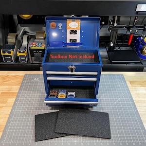Schaumstoff-Schubfacheinlage für Mitglieder Mark - Sam&#39;s Club Mini-Toolbox nicht enthalten